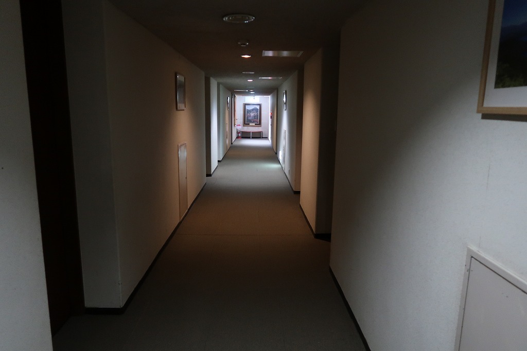 小西ホテルの廊下